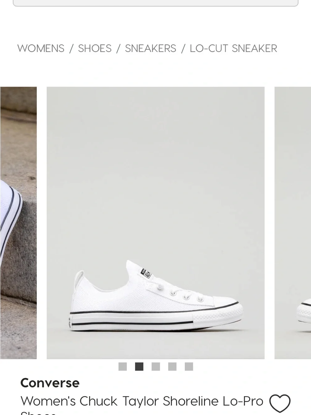 Converse Women's Chuck Taylor Low-Top Sneakers in White